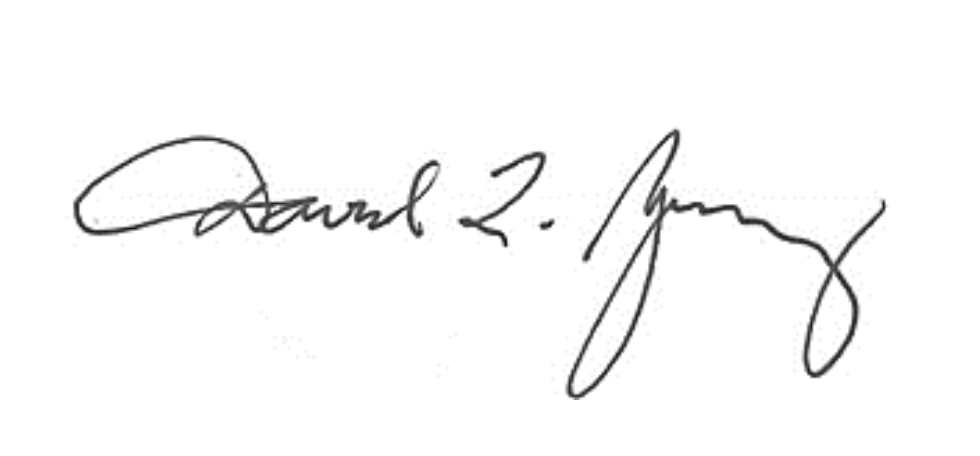 Dave Young's Signature